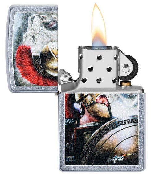 Zippo vžigalnik 49095 Mazzi Spartan and Lion