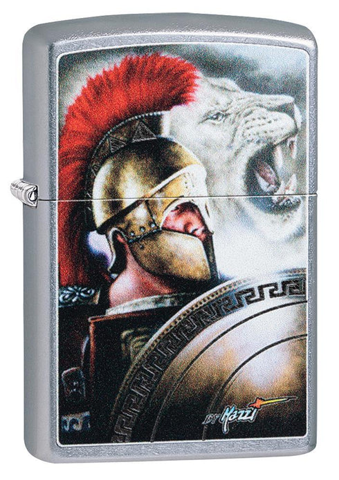 Zippo vžigalnik 49095 Mazzi Spartan and Lion