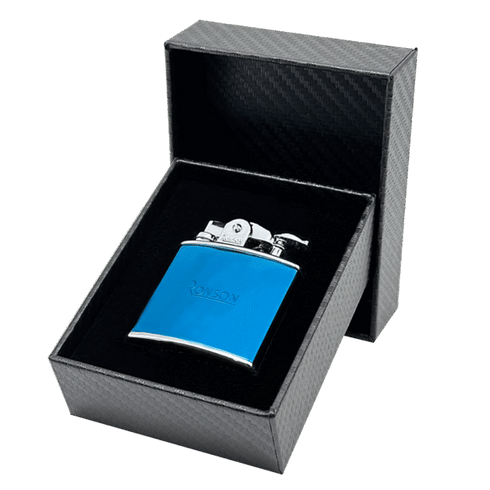 Vžigalnik Ronson 102004 plinski Nostalgia Jet Flame, Blue Ice