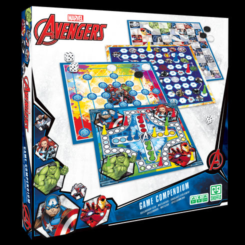 Cartamundi 103048001 Zbirka namiznih iger - Marvel Maščevalci