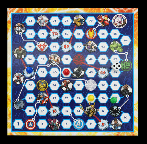 Cartamundi 103048001 Zbirka namiznih iger - Marvel Maščevalci