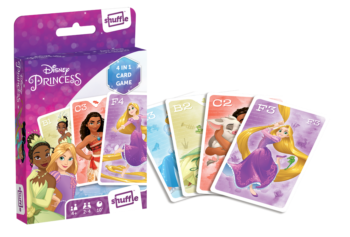 Cartamundi 108458992 Karte 4v1: Disney Princesses