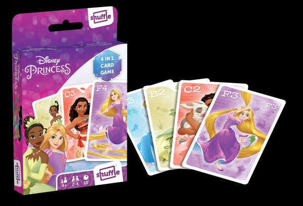 Cartamundi 108458992 Karte Disney Princeske 4v1