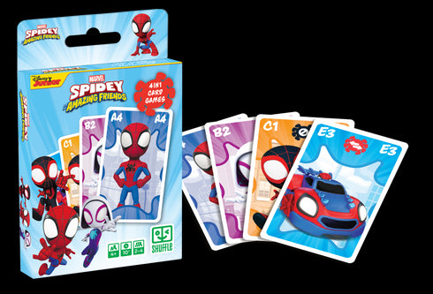 Cartamundi 108645992 Karte Marvel Spiderman in prijatelji 4v1