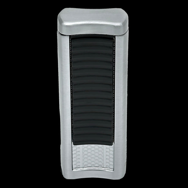 Ronson 116001 Vžigalnik plinski Jet Flame Passat srebrn/črn