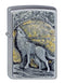 Zippo vžigalnik 2.003.038 Wolf and Moonlight Emblem - spraskani