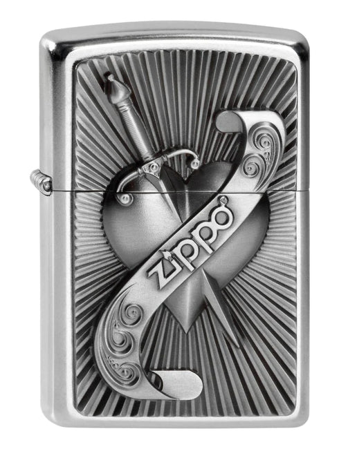 Zippo vžigalnik 2.003.969 Heart with Sword Emblem