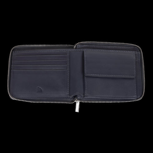 Denarnica Zippo 2.008.019 Navy Blue Range Zipper + Credit Card Case