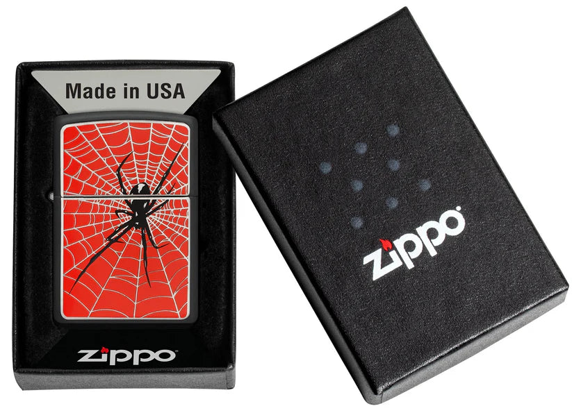 Zippo 2.008.088 vžigalnik Red Spider Web Emblem