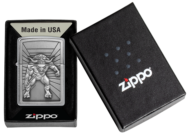 Zippo 2.008.234 vžigalnik Minotaur Emblem