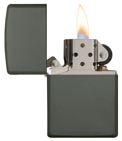 Zippo vžigalnik 221 Green Matte