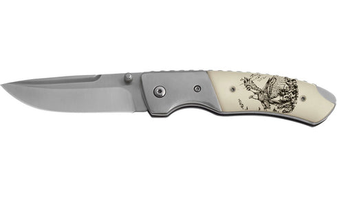 Ausonia 26598 Zložljiv žepni nož Orel plastičen ročaj, 19cm