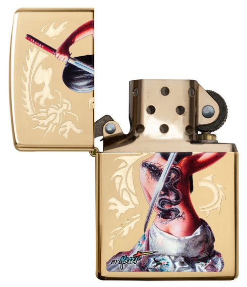 Zippo vžigalnik 29668 Mazzi Girl with Dragon Tattoo