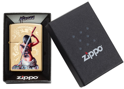 Zippo vžigalnik 29668 Mazzi Girl with Dragon Tattoo