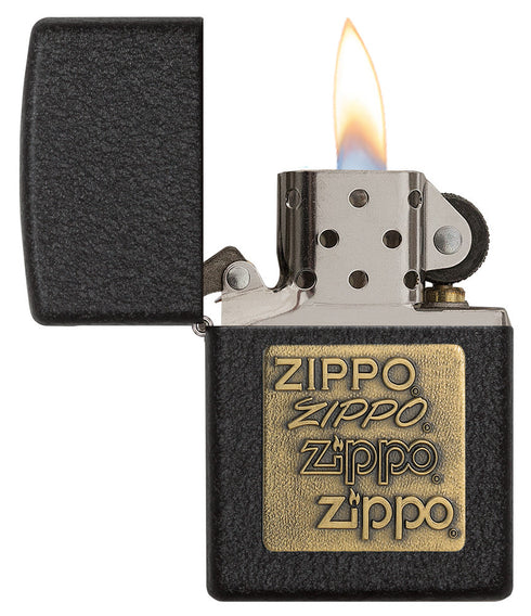 Zippo 362 vžigalnik Zippo Logo Brass Emblem