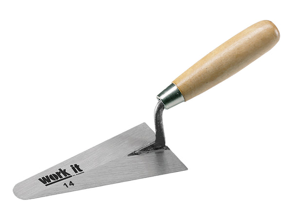 Ausonia 41120 Polkrožna zidarska žlica Work It, 14 cm