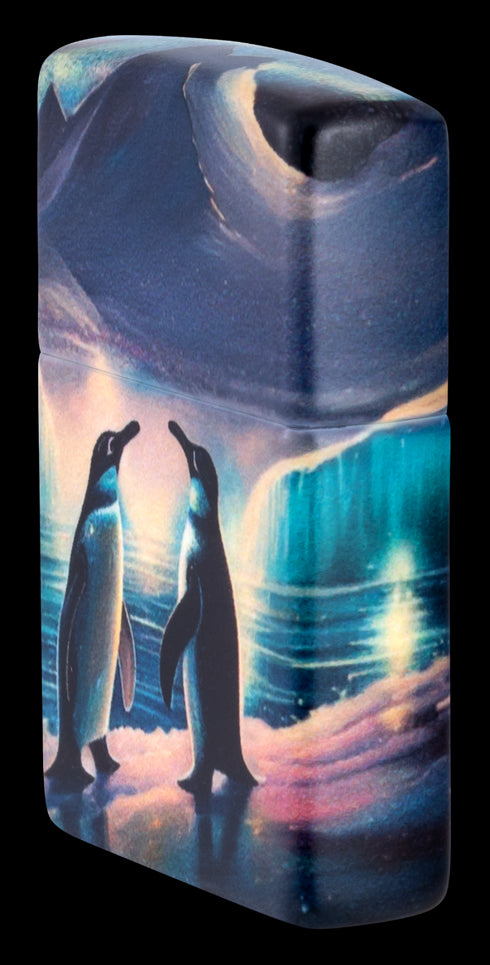 Zippo vžigalnik 46014 Penguins, Glow in the Dark