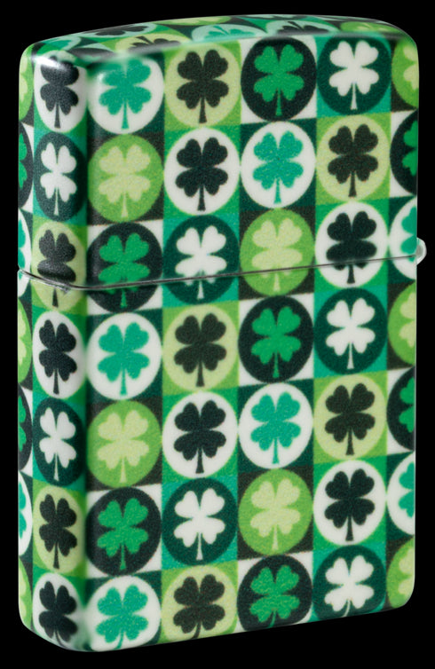 Zippo vžigalnik 46015 Clover Glow in the Dark