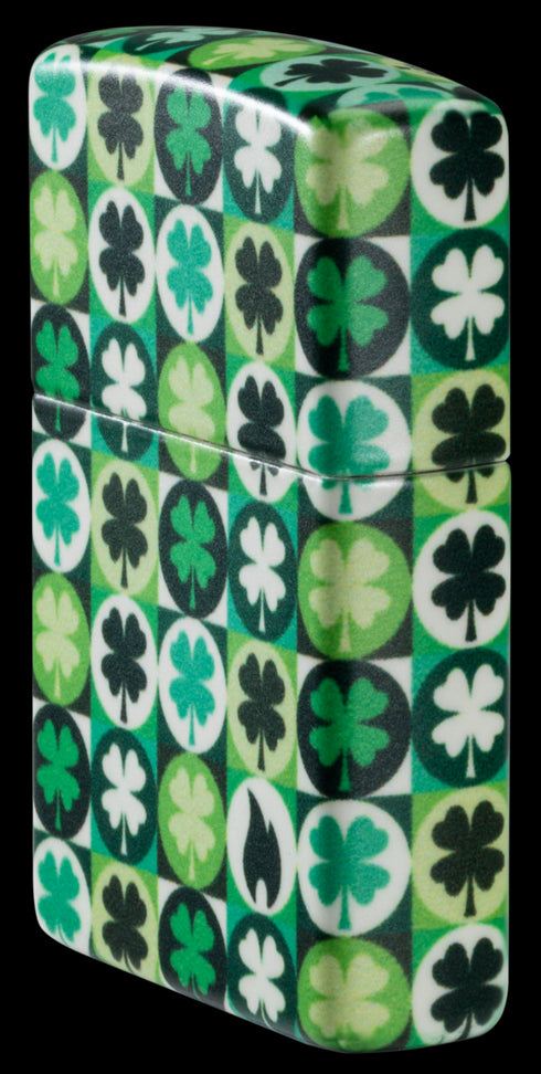 Zippo vžigalnik 46015 Clover Glow in the Dark