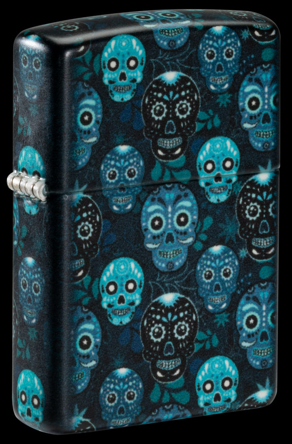Zippo vžigalnik 46017 Sugar Skull Glow in the Dark