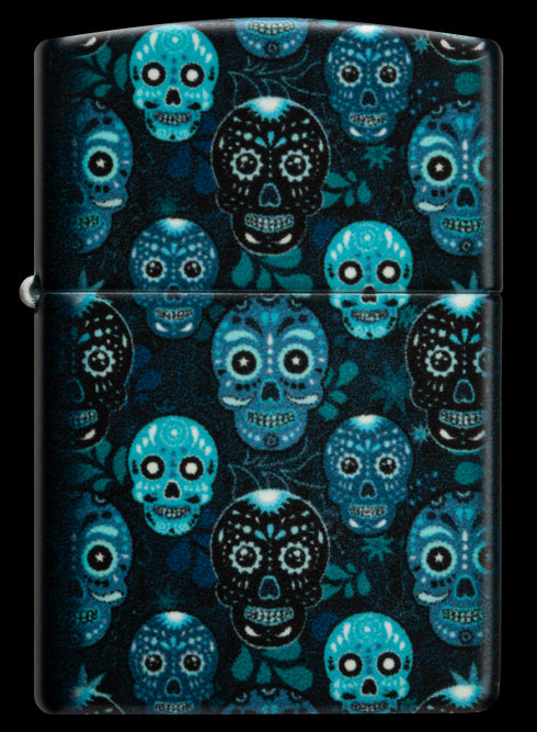 Zippo vžigalnik 46017 Sugar Skull Glow in the Dark