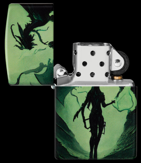 Zippo vžigalnik 46130 Dragon Glow in the Dark