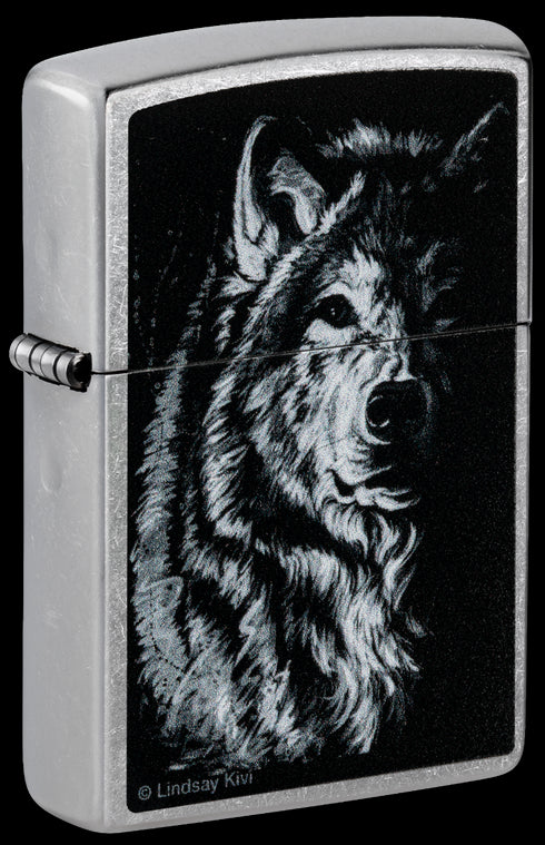 Zippo vžigalnik 46149 Wolf by Lindsay Kivi