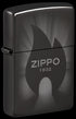 Zippo 46175 vžigalnik Campfire Zippo Fire Logo, High Polish Black