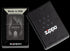 Zippo 46175 vžigalnik Campfire Zippo Fire Logo, High Polish Black