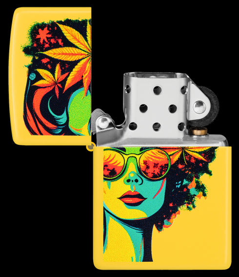 Zippo 46231 vžigalnik Cannabis Woman