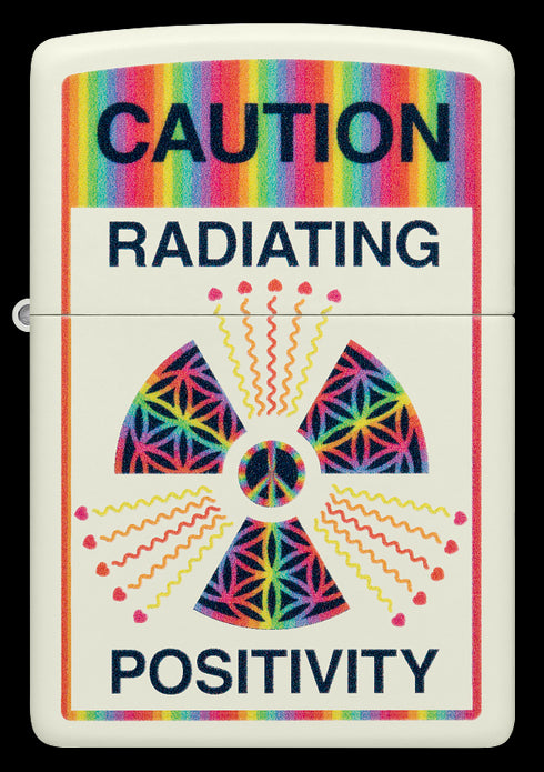 Zippo 46243 vžigalnik Radiating Positivity, Glow in the Dark