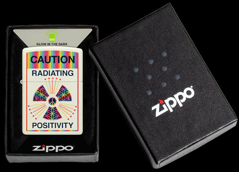 Zippo 46243 vžigalnik Radiating Positivity, Glow in the Dark