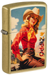 Zippo 46248 vžigalnik Cowgirl, Street Brass