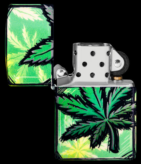 Zippo vžigalnik 46253 Glowing Cannabis