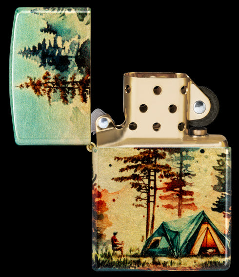 Zippo vžigalnik 46263 Watercolor Camping