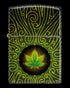Zippo 46276 vžigalnik Cannabis Swirl, 540 Tumbled Brass