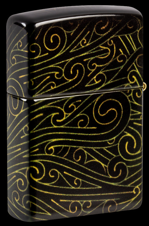 Zippo 46276 vžigalnik Cannabis Swirl, 540 Tumbled Brass