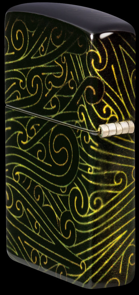 Zippo 46276 vžigalnik Cannabis Swirl, 540 Tumbled Brass