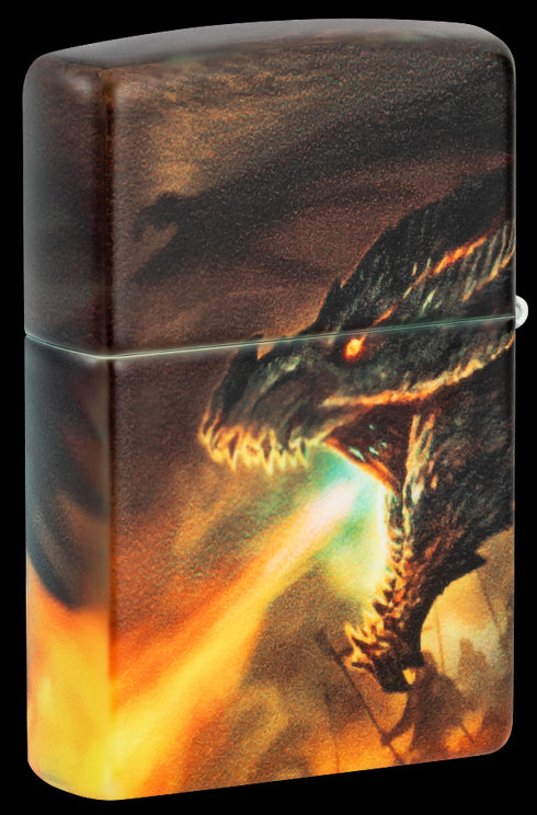 Zippo 46284 vžigalnik Knight vs Dragon, 540 Matte