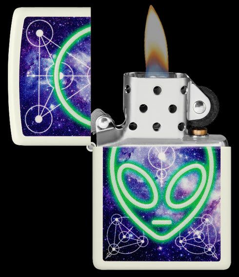 Zippo 46288 vžigalnik Astro Allien, Glow in the Dark