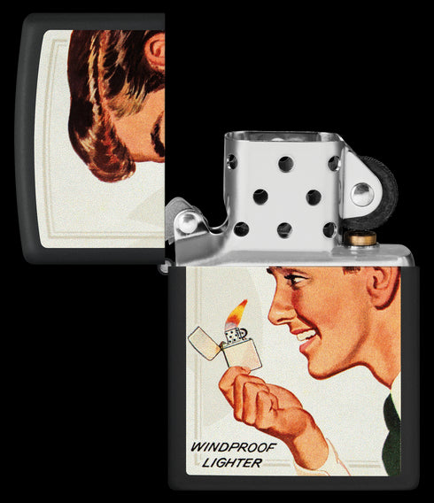 Zippo vžigalnik 46295 Retro Couple Set girl/guy 2v1