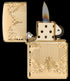 Zippo 46301 vžigalnik Armor Elegant Golden Clover, High Polish Gold Plate