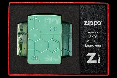 Zippo vžigalnik 46313 Cannabis Compound Armor