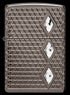 Zippo 46316 vžigalnik Armor Pattern Crystals, Black Ice