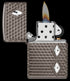 Zippo 46316 vžigalnik Armor Pattern Crystals, Black Ice