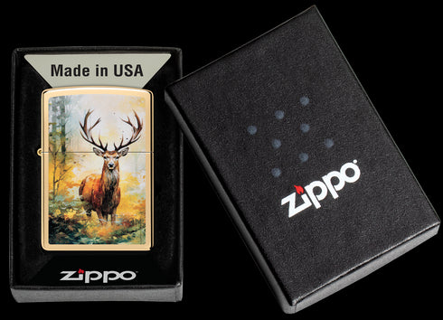 Zippo vžigalnik 46339 Watercolor Deer