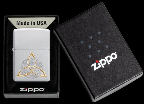 Zippo vžigalnik 60.007.292 Viking Knot, Satin Chrome