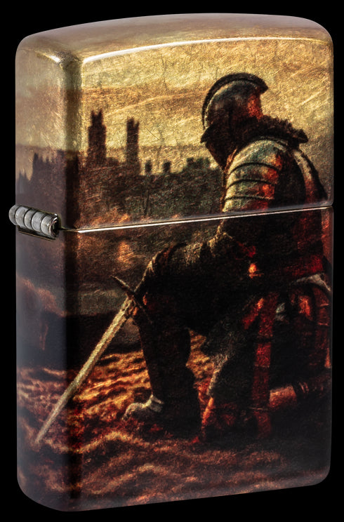 Zippo vžigalnik 46382 Kneeling Knight