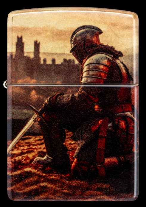 Zippo vžigalnik 46382 Kneeling Knight