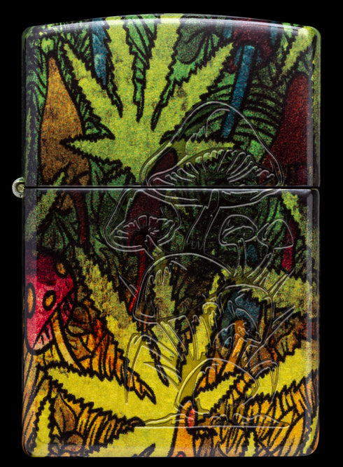 Zippo vžigalnik 46387 Hidden Mushrooms